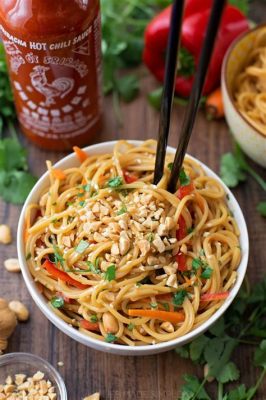  Noodles With Spicy Sesame Sauce: Uma Sinfonia Picante Que Dança Na Boca!