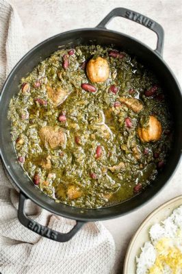 Ghormeh Sabzi? A Symphony of Herbs and Tangy Pomegranate for Your Taste Buds!