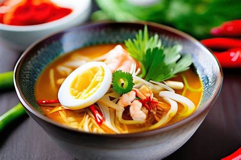  Laksa Johor: Uma Sinfonia de Sabores Picantes e Cremosos que Vai Explodir Seu Paladar!